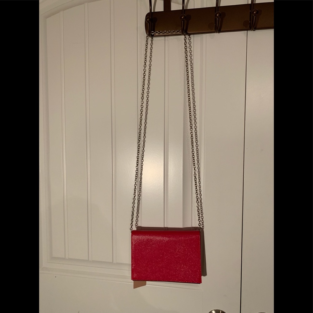 Fuschia slim bag, perfect for cards/cash, no bulk - Picture 3 of 8